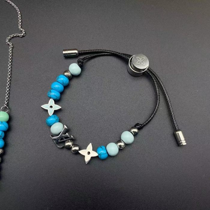 LV绿松石项链手链合集