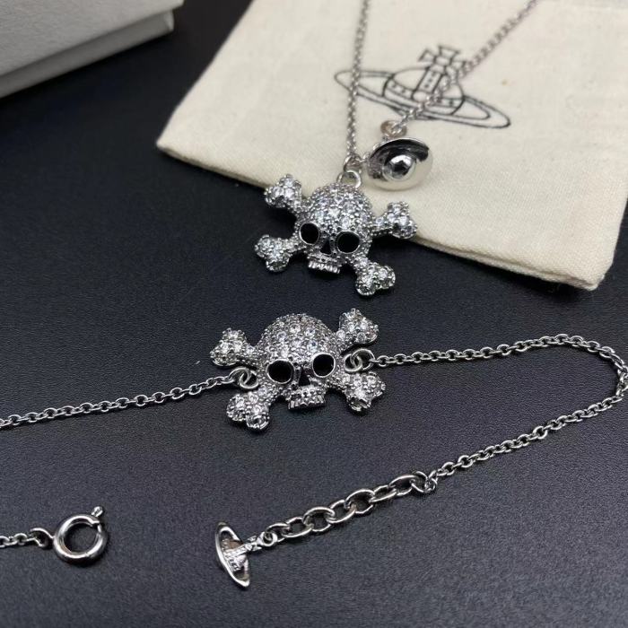Diamond Skeleton Necklace/Bracelet