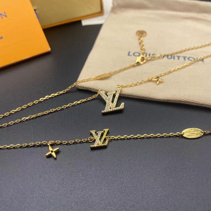 Full diamond Logo Necklace