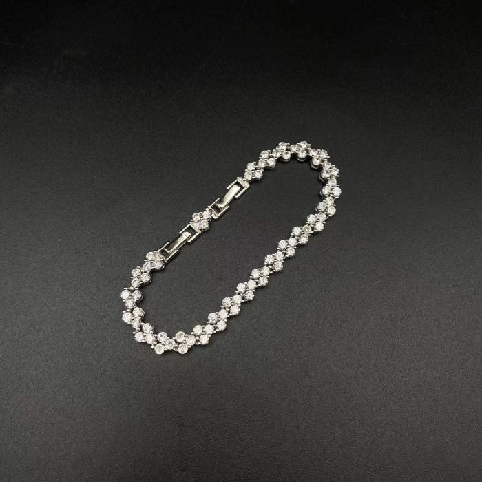 Zircon Silver Bracelet