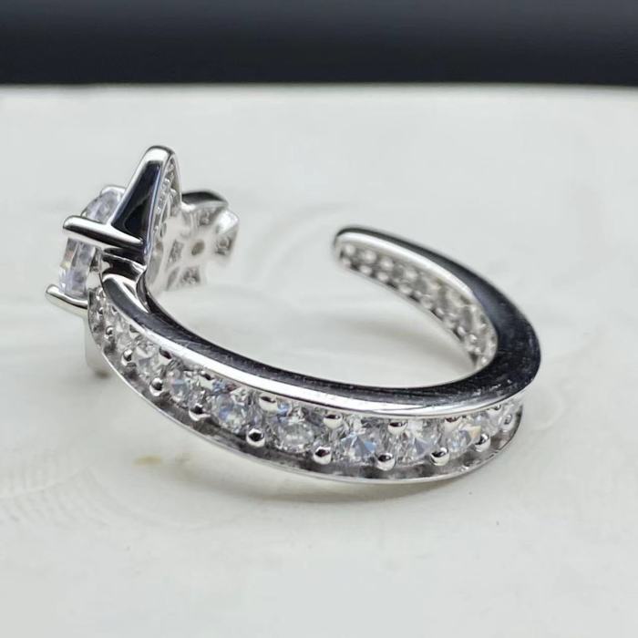 S925 Saturn Open Ring