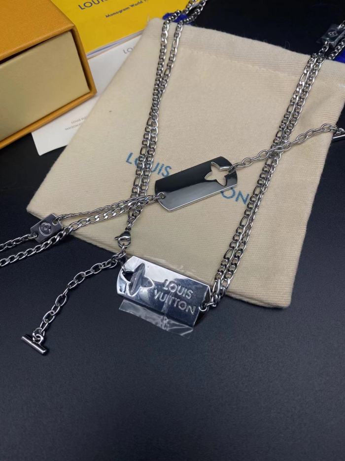 Logo Necklace Bracelet