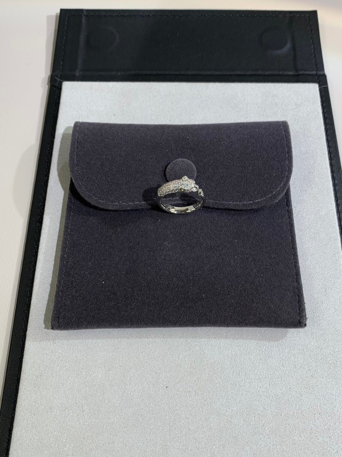 Full Diamond Cheetah Open Ring