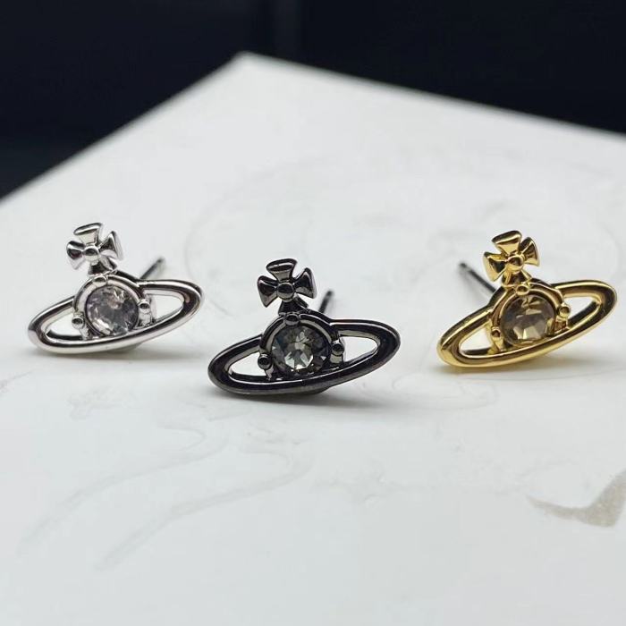 Tricolor Star Earrings