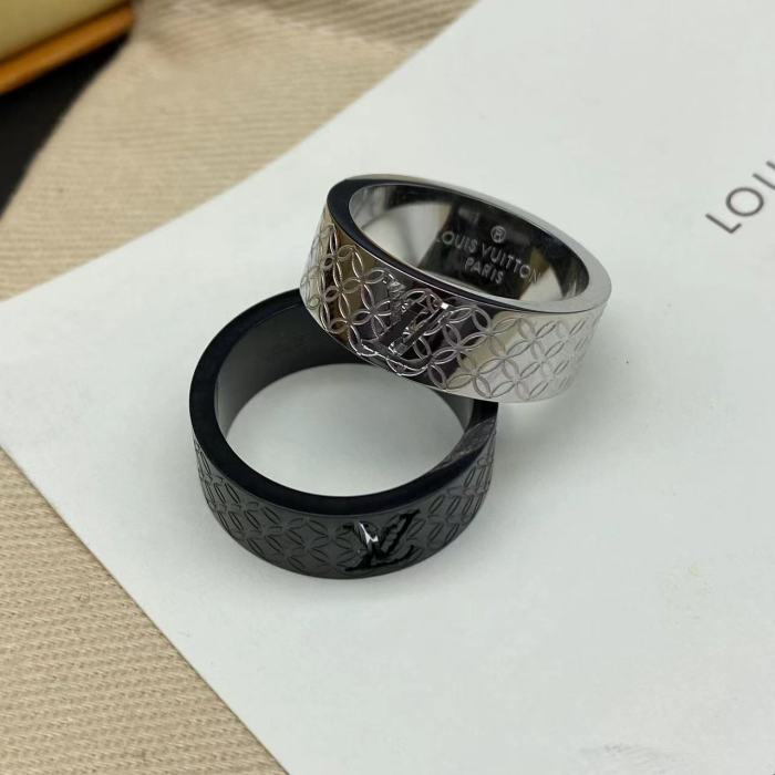 Full print hollow relief printing ring