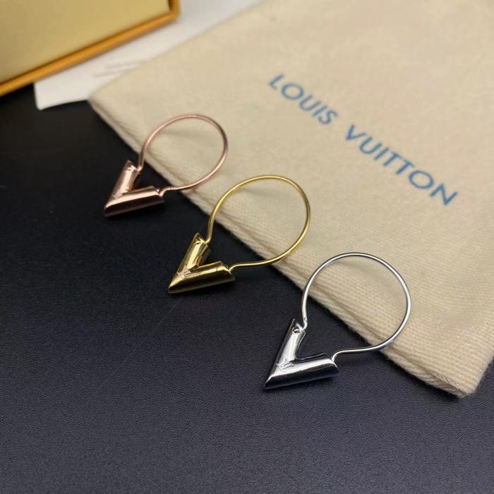 Letter V Earrings