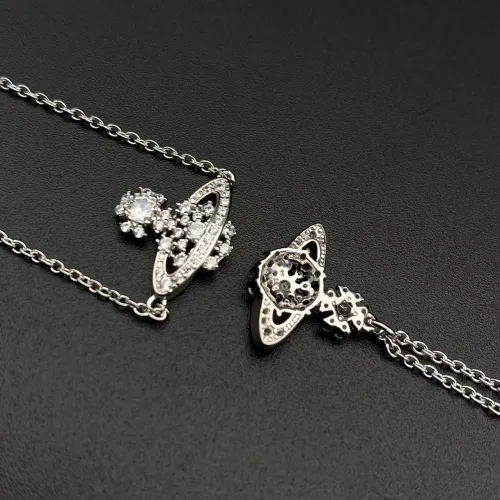 S925 Snow Saturn Bracelet/Necklace Silver