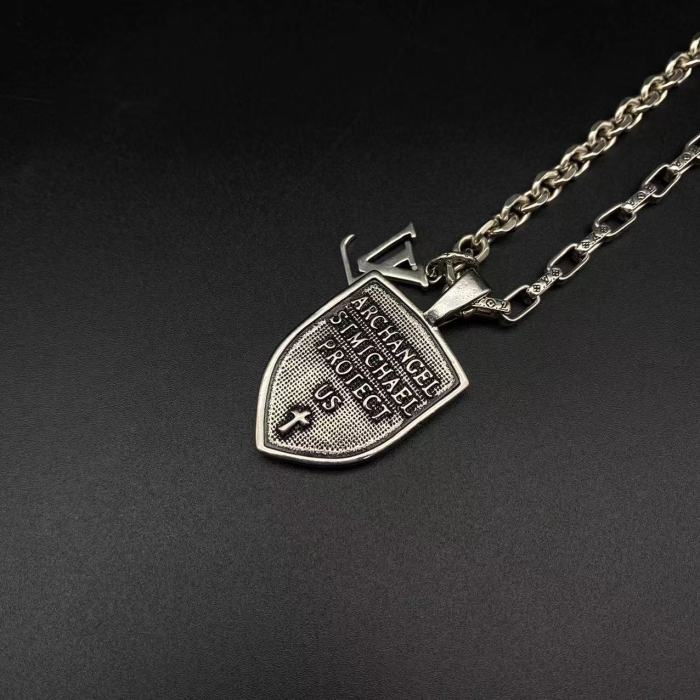 Shield Pendant Necklace