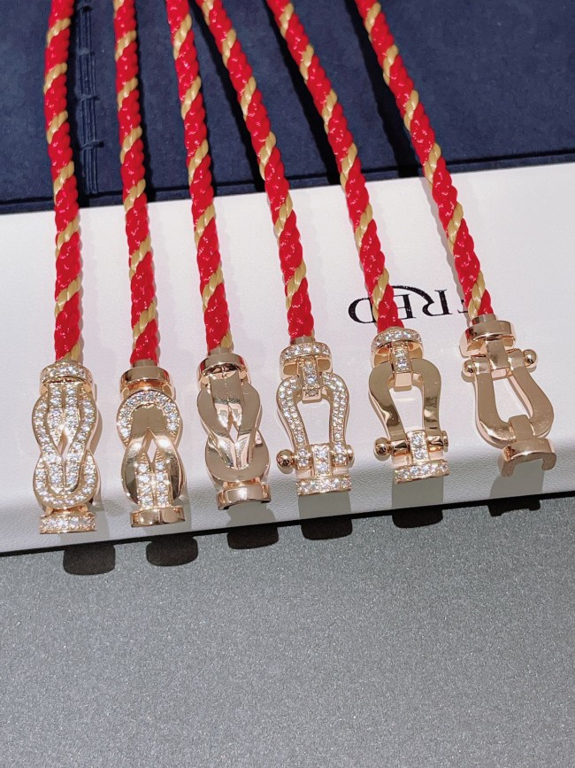 Large nylon red rope bracelet