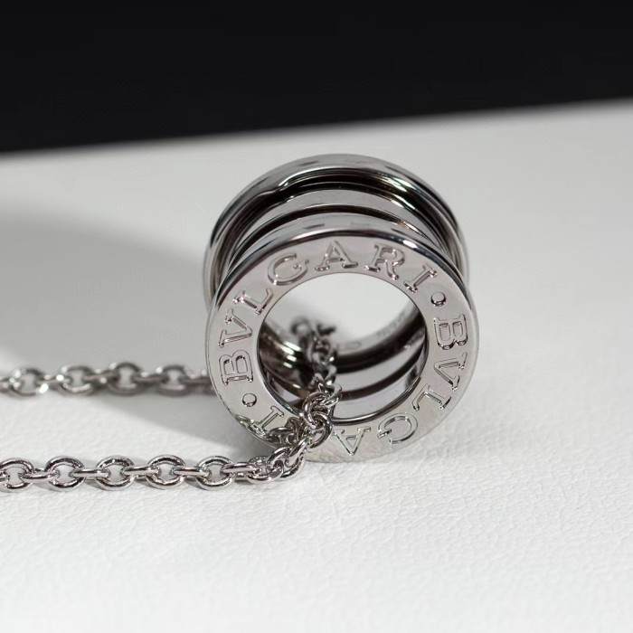 Tricolor gold plated spring Necklace