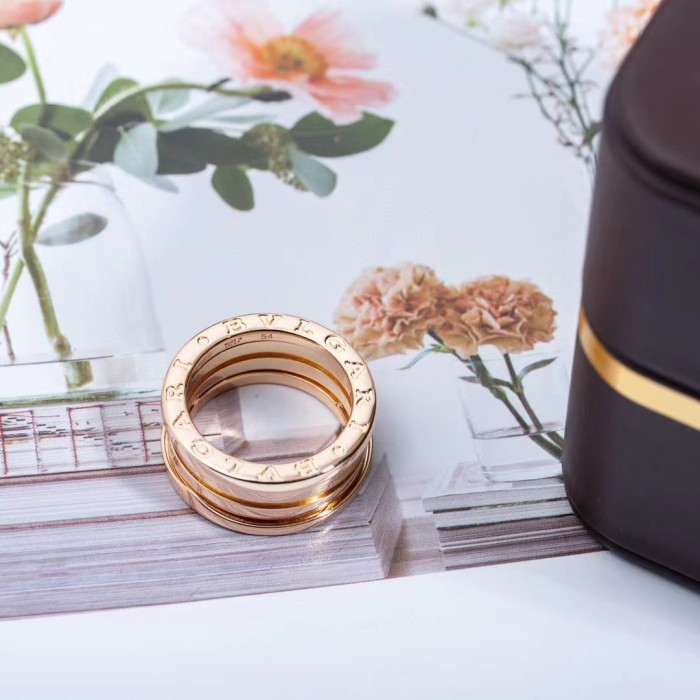 Three color wide small waist ring