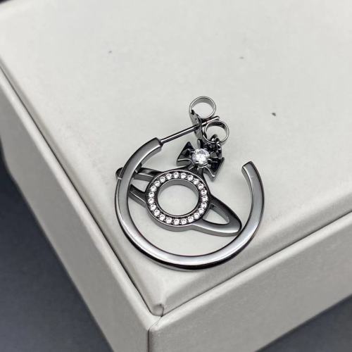 C-Ring Saturn Earrings