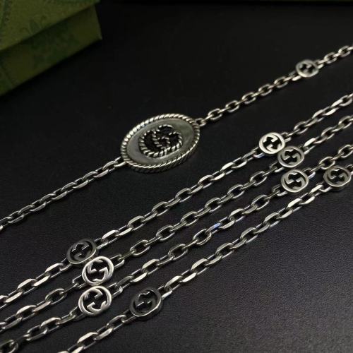 Logo necklace bracelet