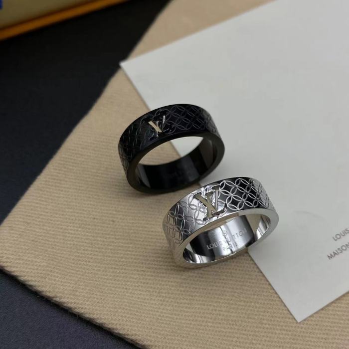 Full print hollow relief printing ring