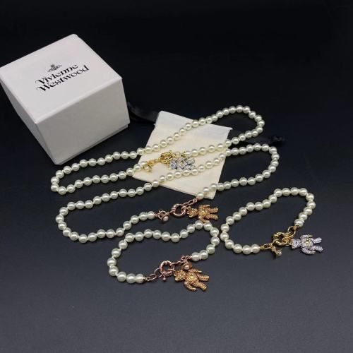 Little Bear Pearl Bracelet/Necklace