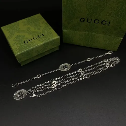 Logo necklace bracelet