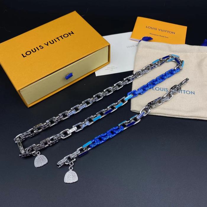 Blue Pumpkin Pendant Bracelet Necklace