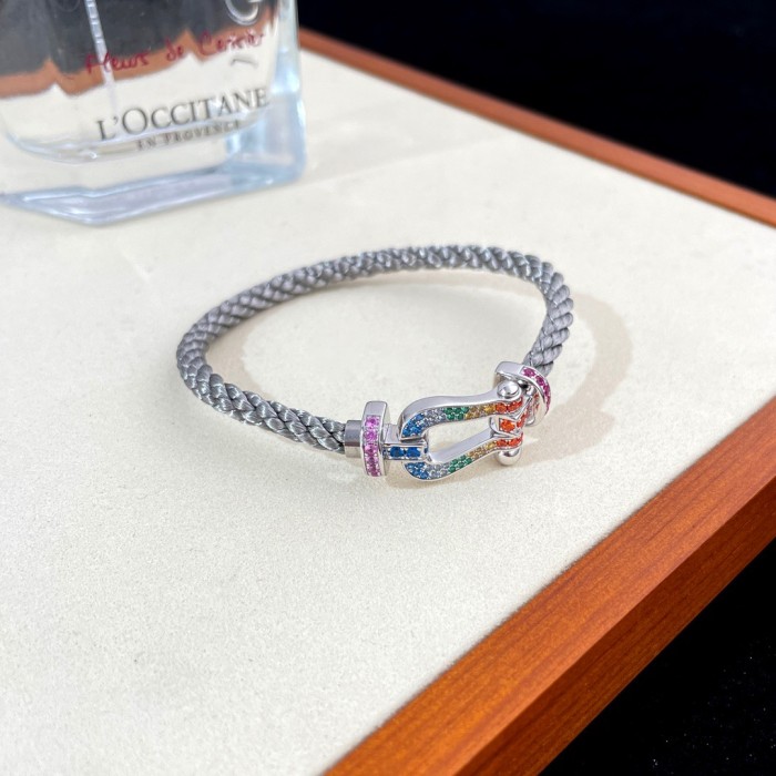 Precision Steel Nylon Bracelet Full Diamond Bracelet