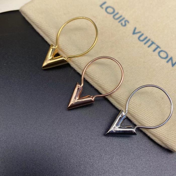Letter V Earrings