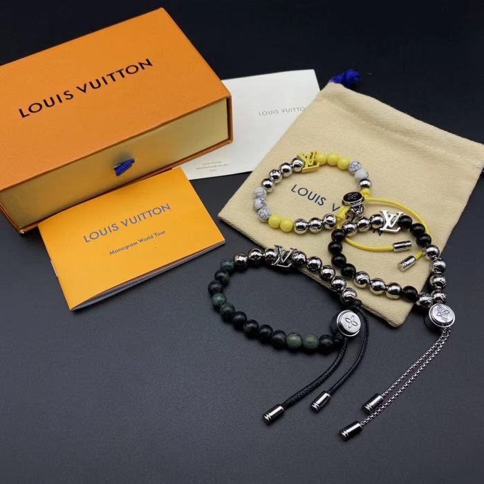 Tricolor Bead Bracelet