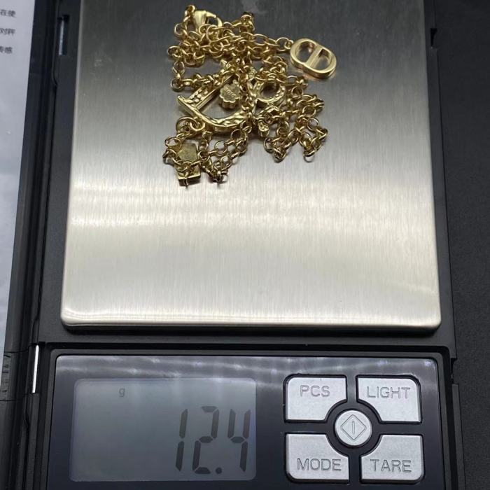 Small Flower Logo Pendant Necklace