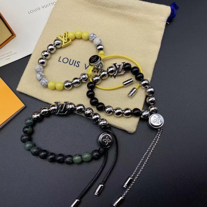 Tricolor Bead Bracelet