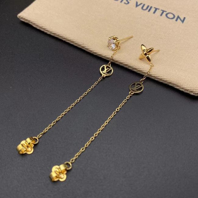 Full drill Logo Earrings