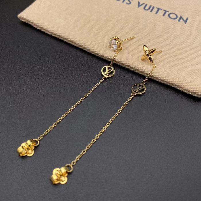 Full drill Logo Earrings