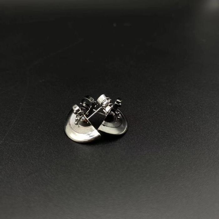 Semi solid Saturn earrings