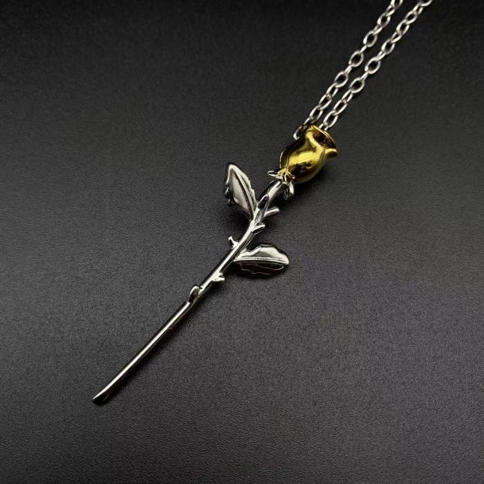 Rose Pendant Necklace