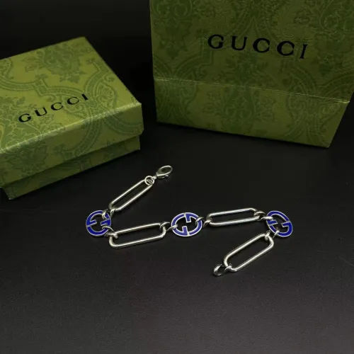 Blue logo bracelet