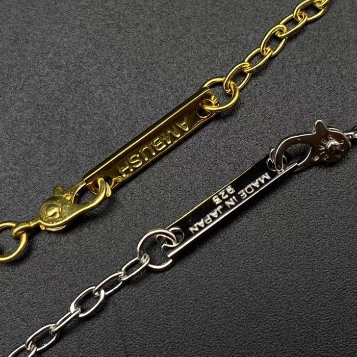 Sterling Silver 925 Gold Plated Rabbit Necklace