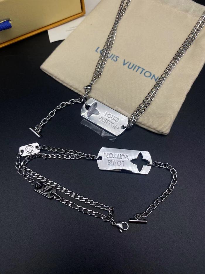 Logo Necklace Bracelet