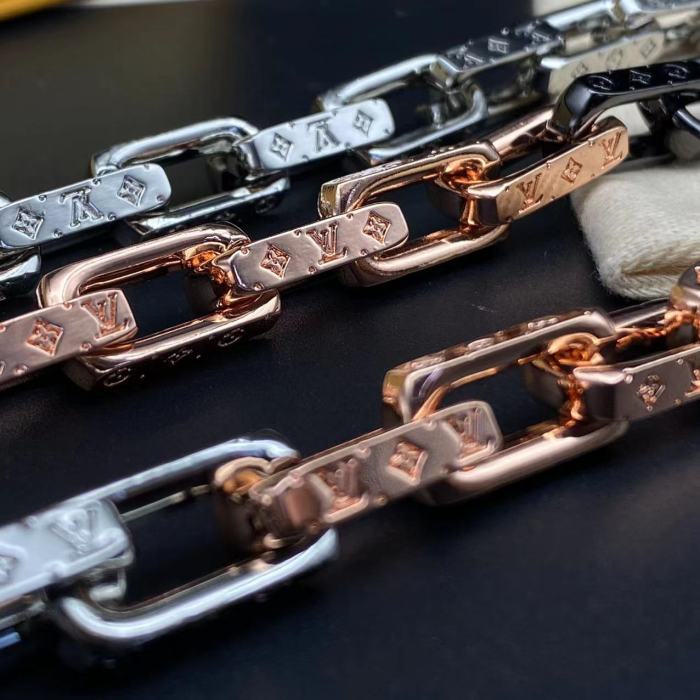 Three color patchwork bracelet necklace