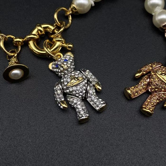 Little Bear Pearl Bracelet/Necklace