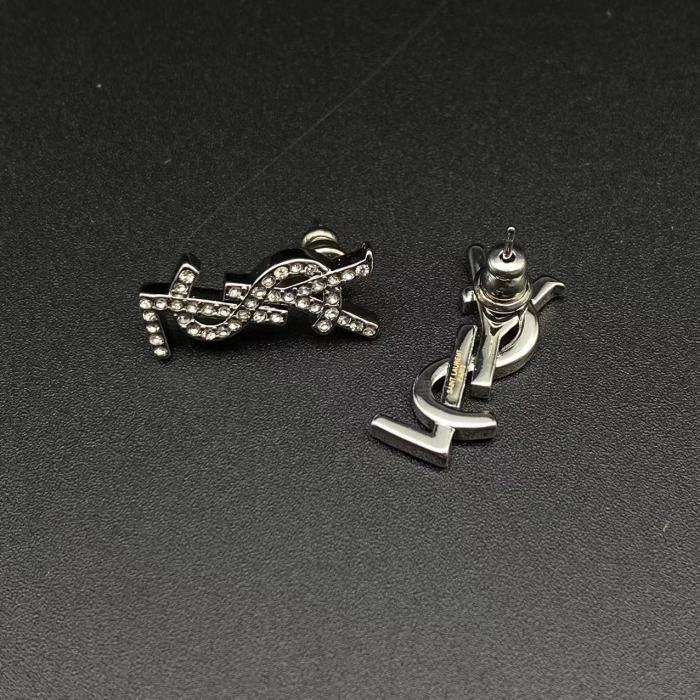 Diamond logo earrings