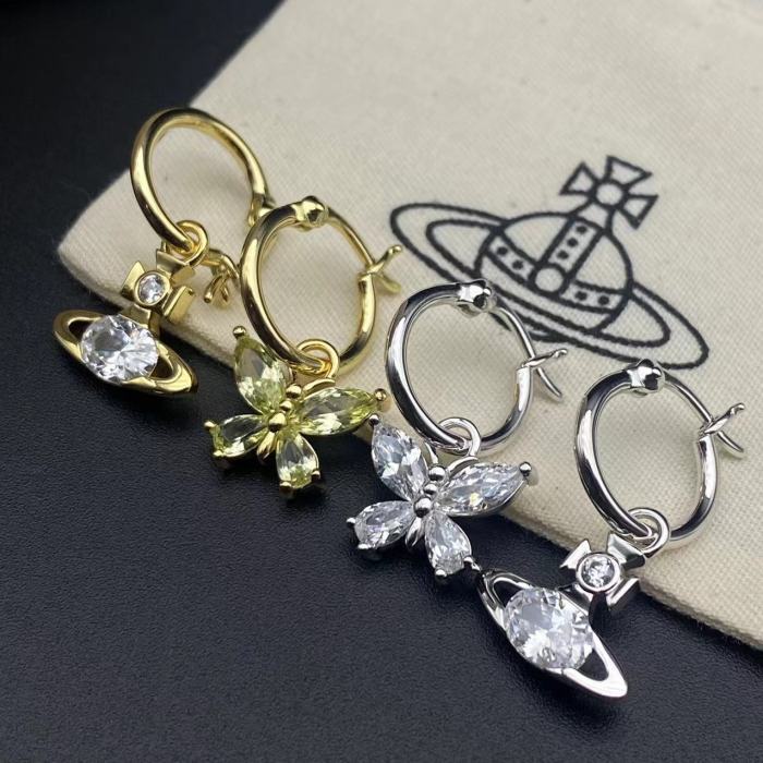 Butterfly Saturn Earrings