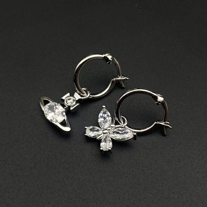 Butterfly Saturn Earrings