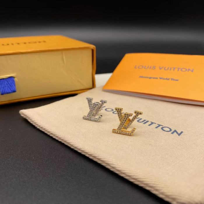 Full drill Logo Earrings