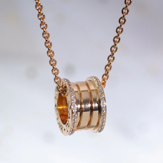 Gold Plated Diamond spring Necklace