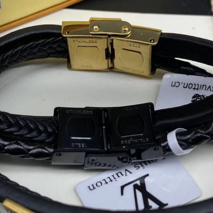 Three layer couple bracelet