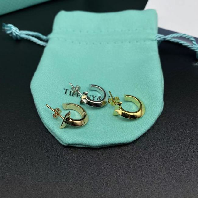 Half ring earrings