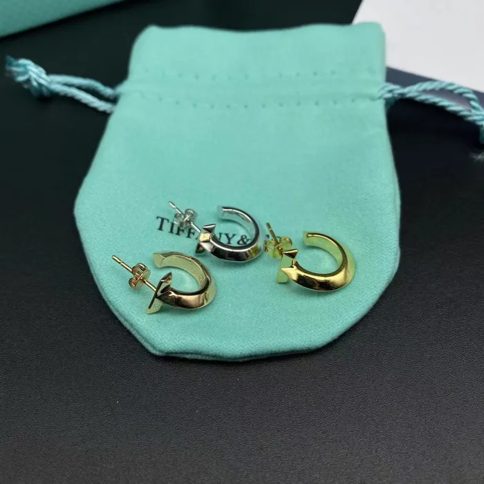Half ring earrings