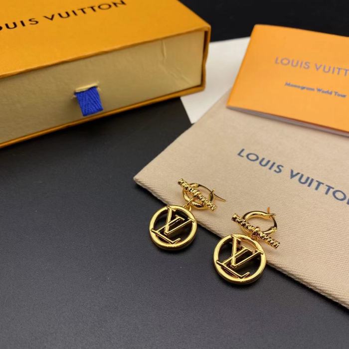 Abbreviated Logo Earrings