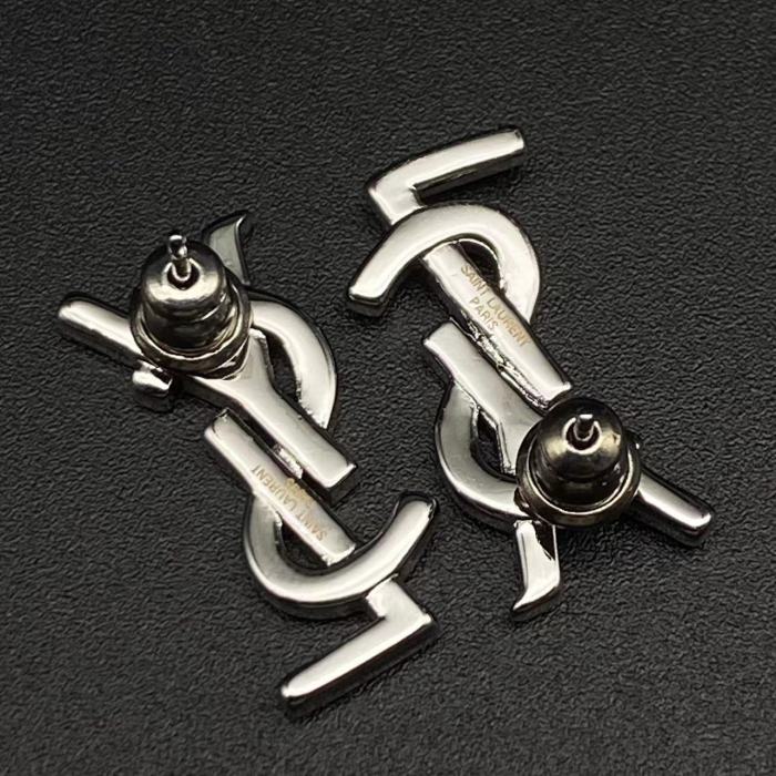 Diamond logo earrings