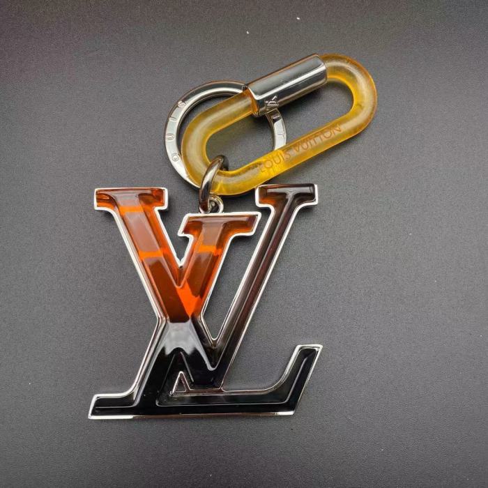 LV经典透明logo钥匙扣