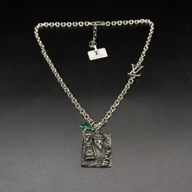 Crow Pendant Military Necklace