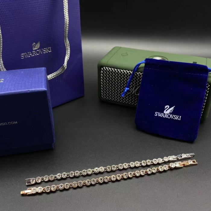 施华洛世奇双色圆钻手链