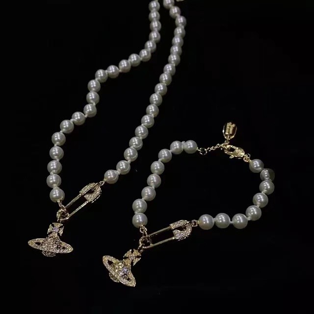 Pearl pin necklace/bracelet