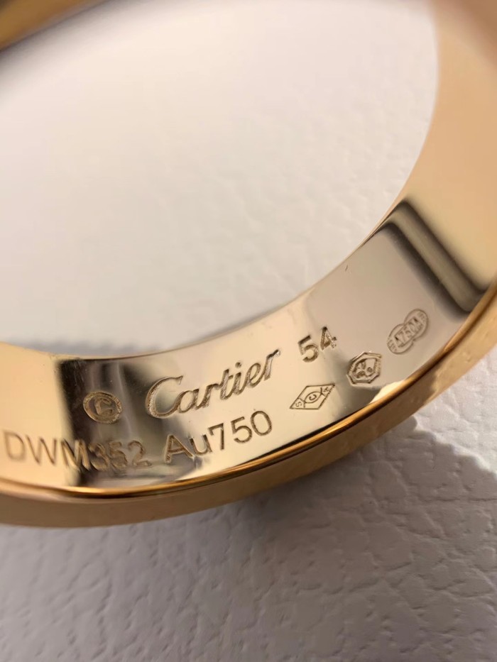 6mm tricolor V gold three row full diamond ring